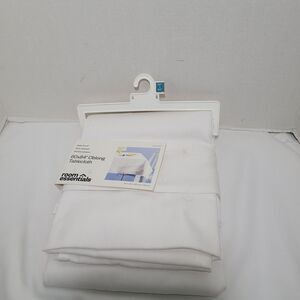 Room Essentials Target White Tablecloth 60"x84" Oblong New Cotton Blend
